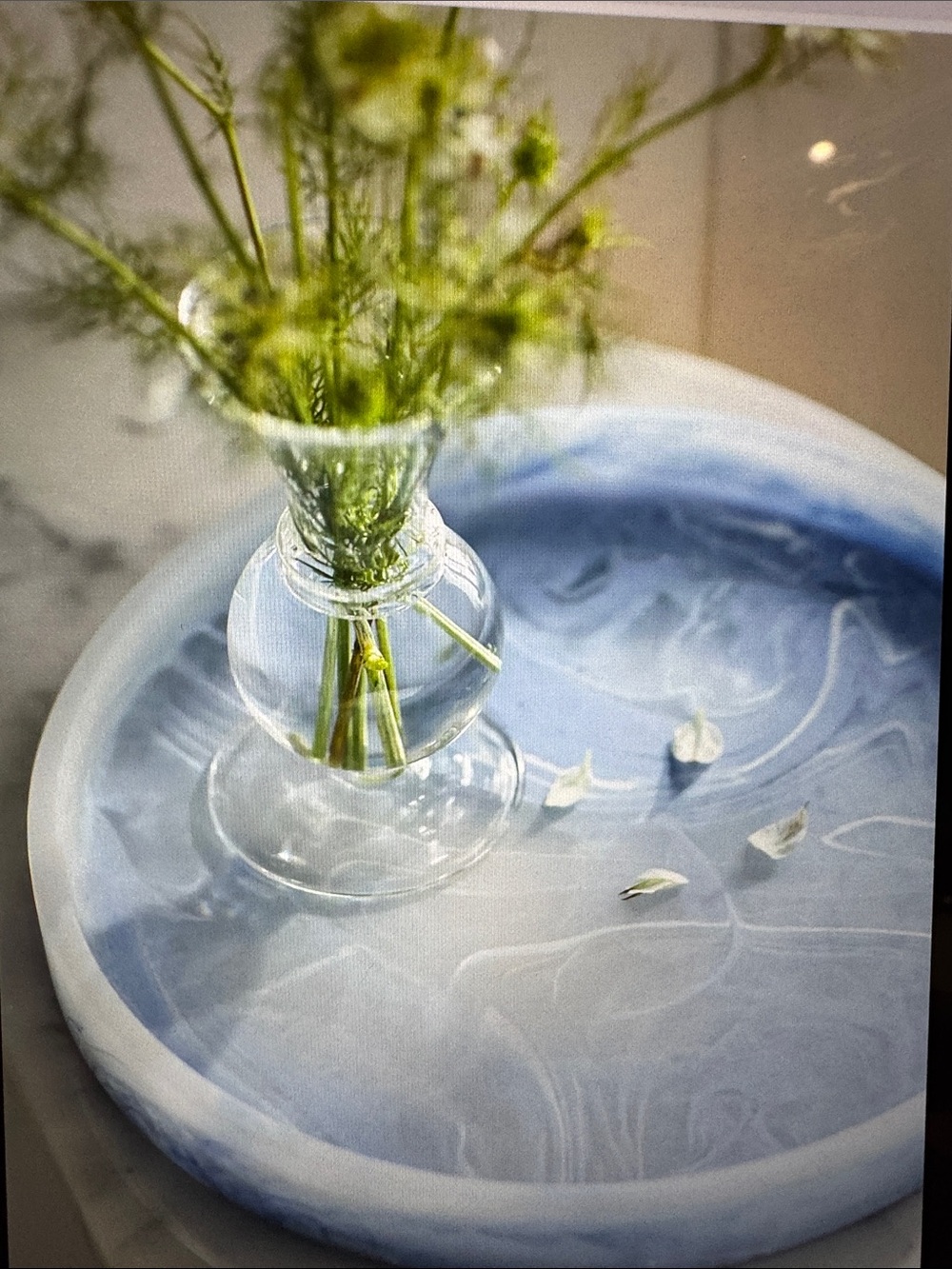 Anthropologie Luna Bath Tray
